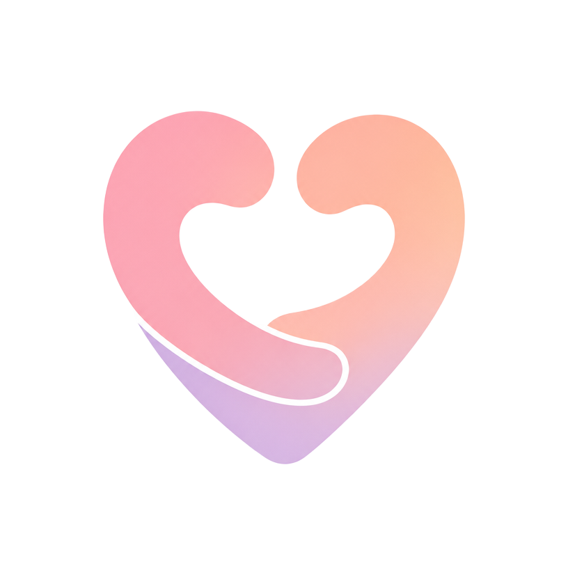 CuddleHugz brand mark — rounded arcs forming a heart